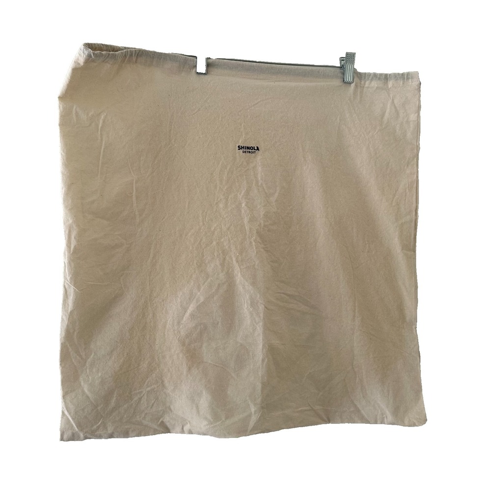 Authentic Shinola‎ Detroit Dust Bag Storage Pouch Logo Travel